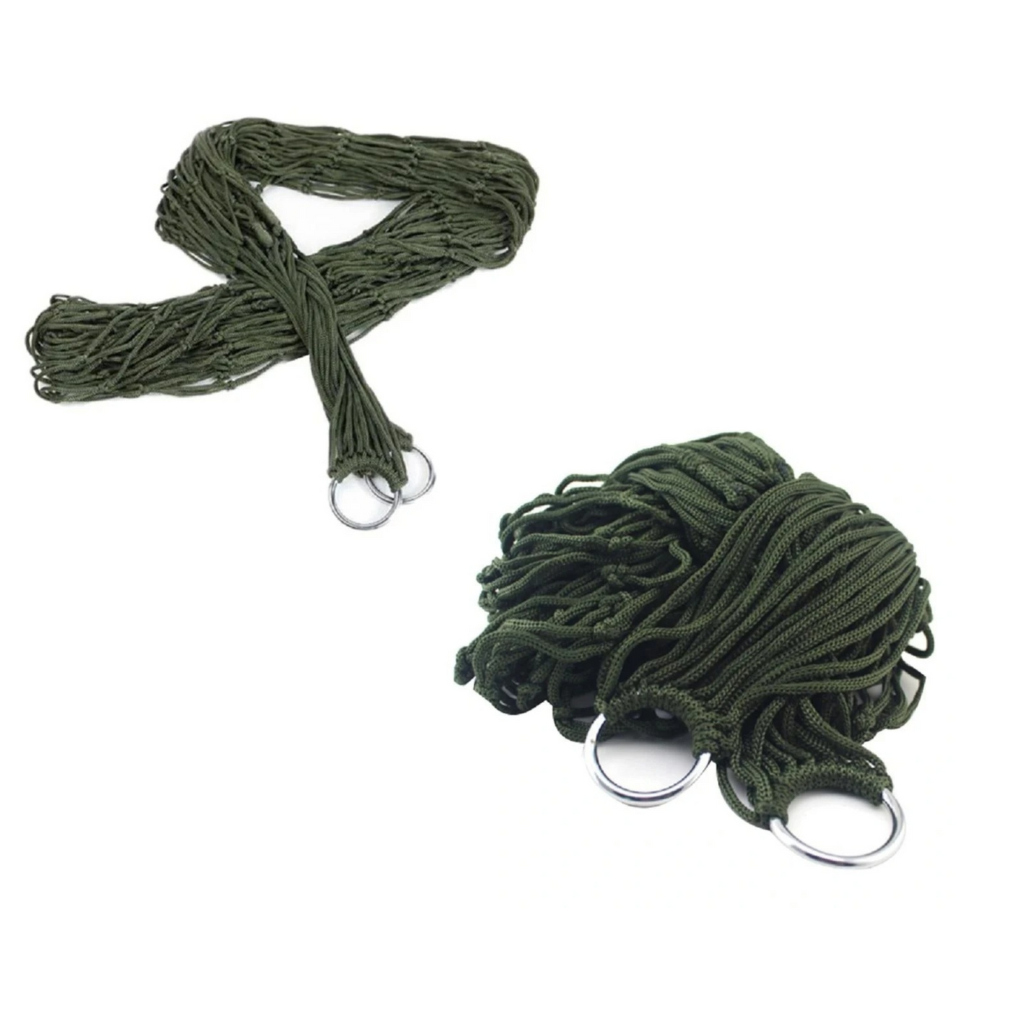Hamac Simple 260 x 80 - Nylon avec Filet de Maille-Hamac Horizon