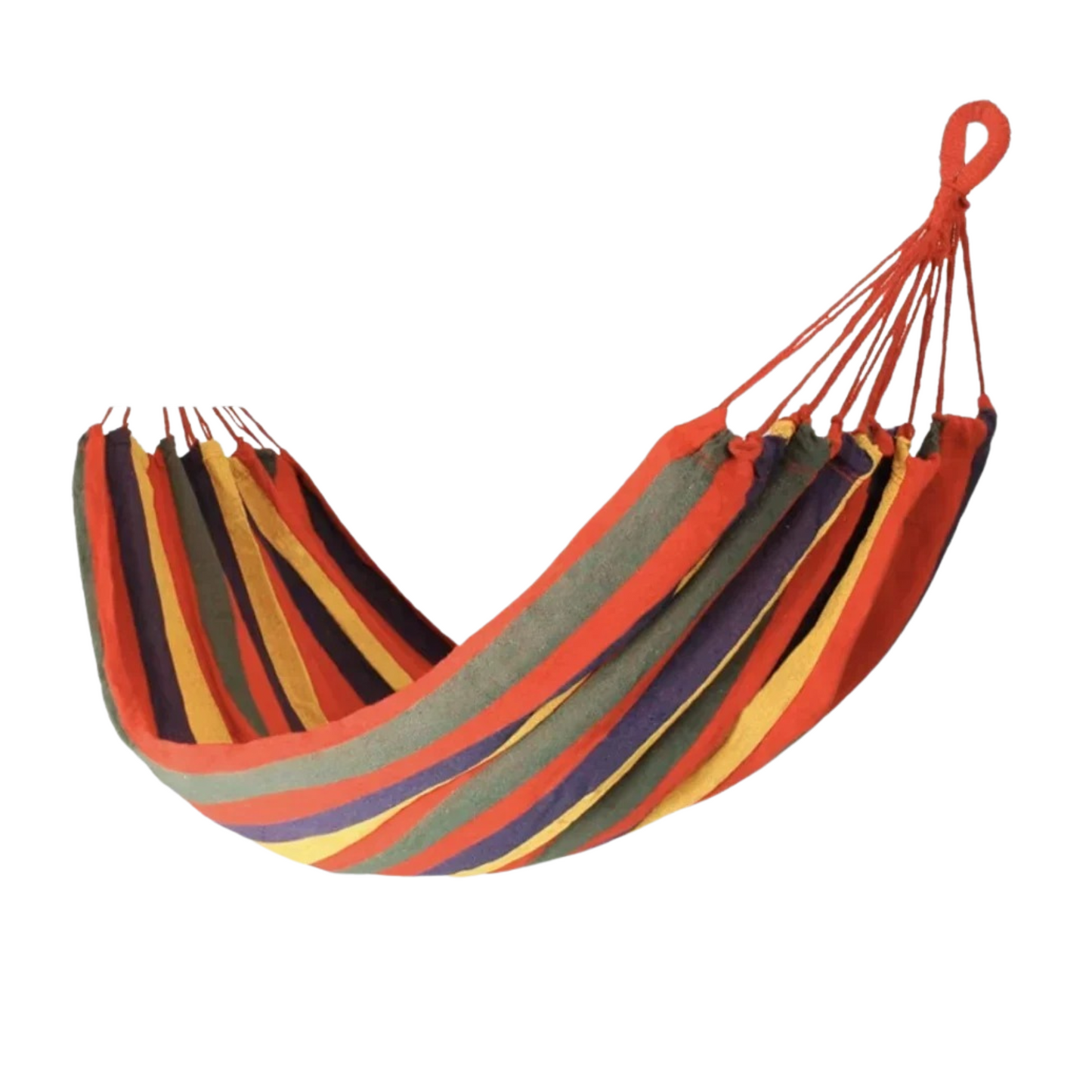 Hamac Simple 200 x 100 - Orange Multicolore-Hamac Horizon