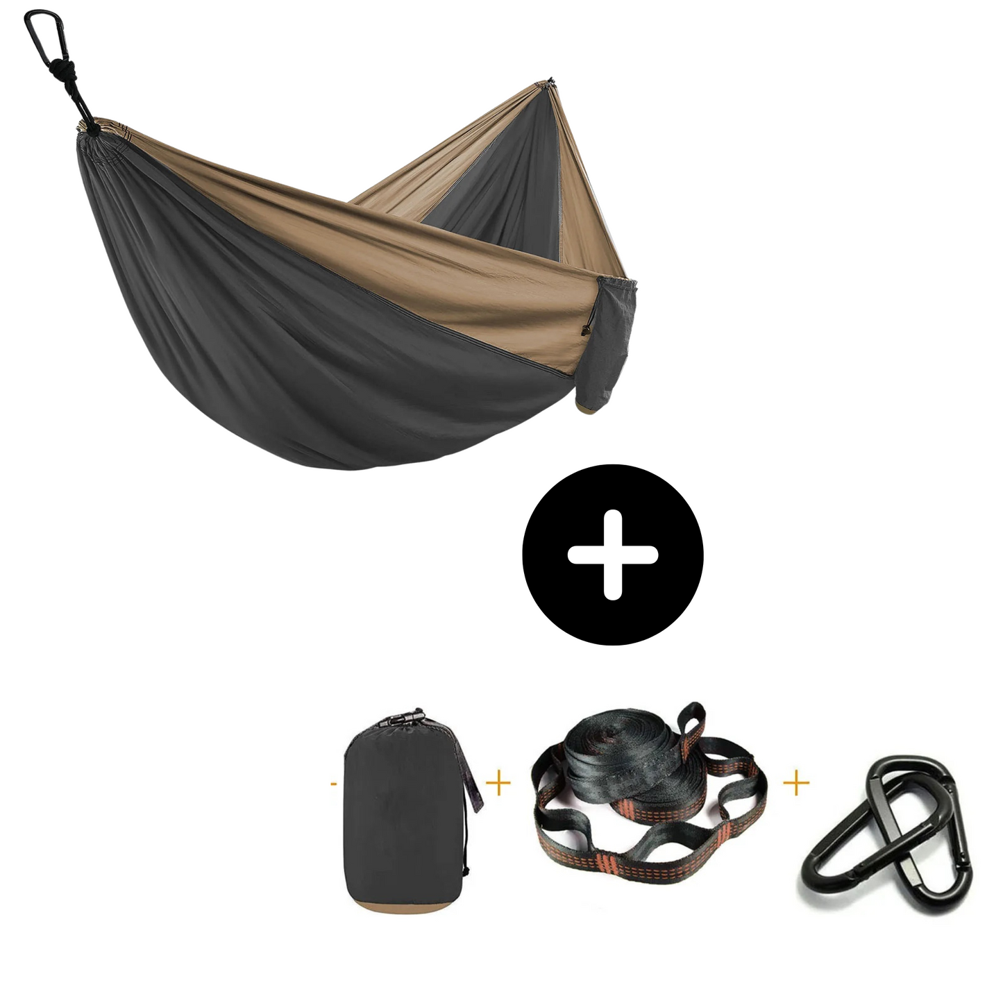 Hamac Parachute avec Sangles et Mousquetons-Hamac Horizon