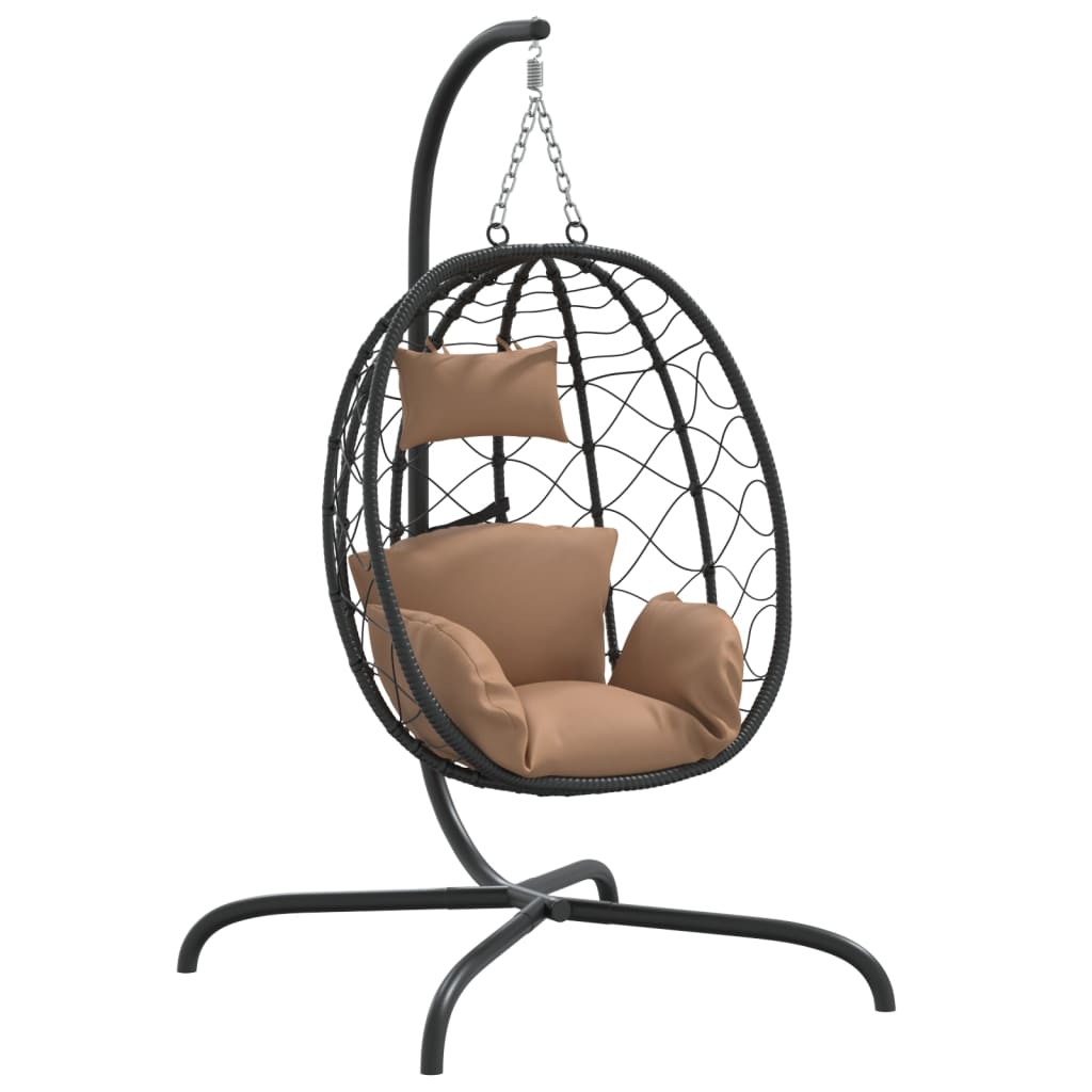 Fauteuil Suspendu en Forme Oeuf avec Coussin-Hamac Horizon