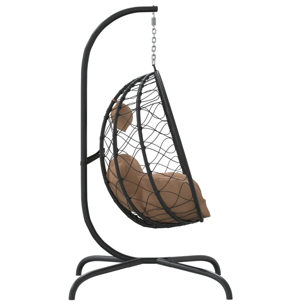 Fauteuil Suspendu en Forme Oeuf avec Coussin-Hamac Horizon
