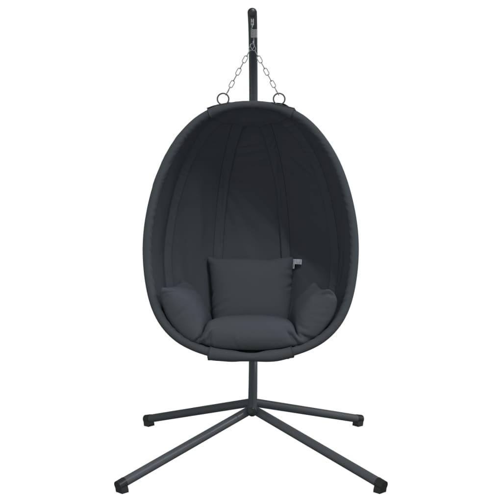 Fauteuil Suspendu en Forme Oeuf Tissu - Anthracite ou Taupe-Hamac Horizon