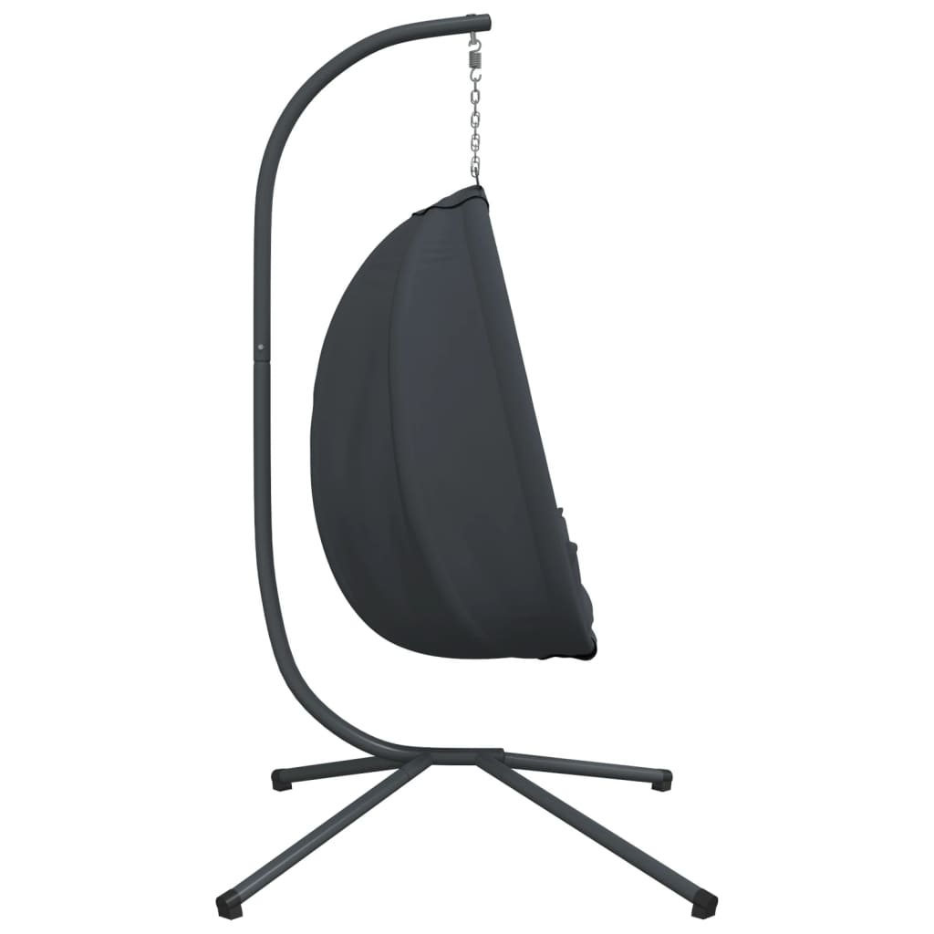 Fauteuil Suspendu en Forme Oeuf Tissu - Anthracite ou Taupe-Hamac Horizon