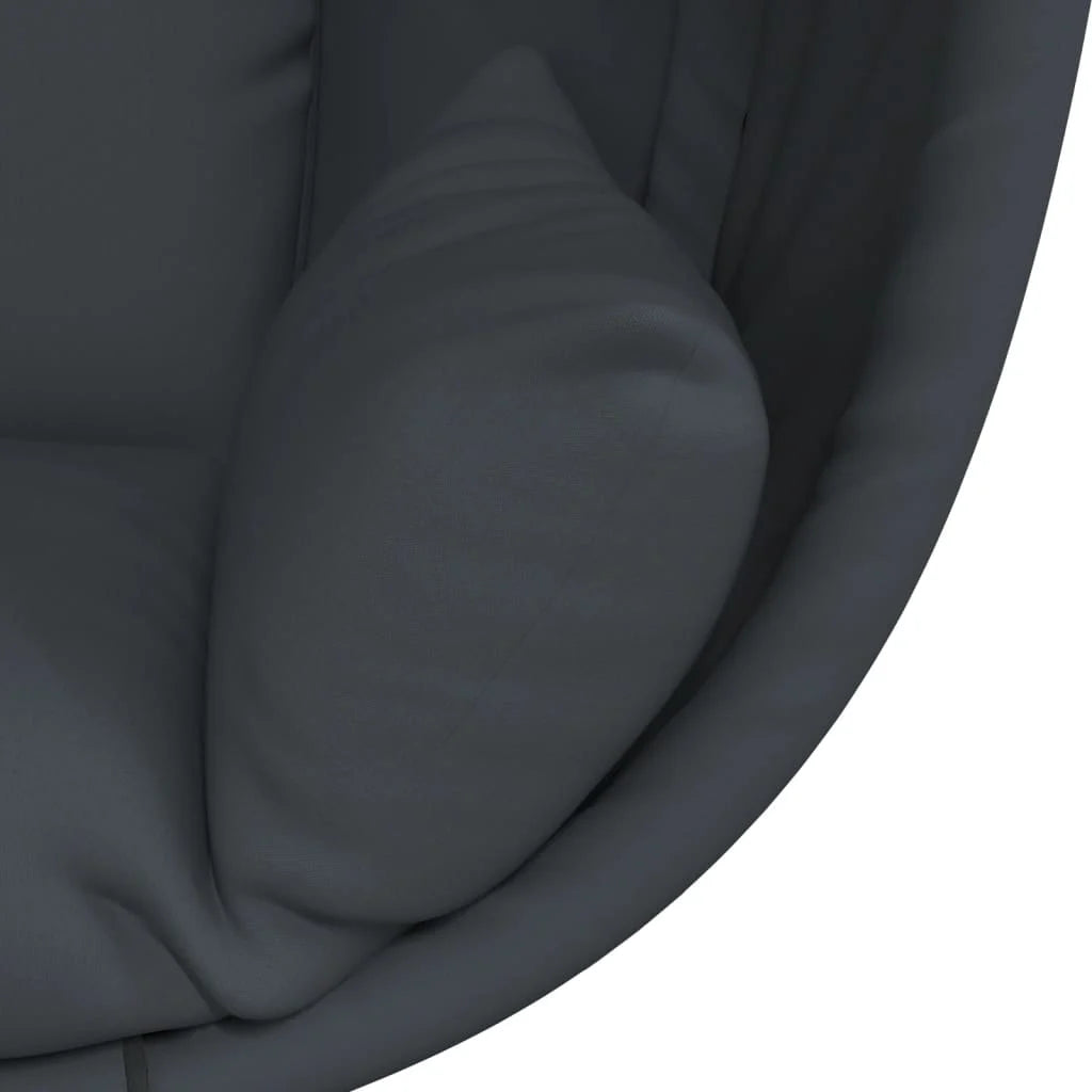 Fauteuil Suspendu en Forme Oeuf Tissu - Anthracite ou Taupe-Hamac Horizon