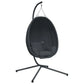 Fauteuil Suspendu en Forme Oeuf Tissu - Anthracite ou Taupe-Hamac Horizon