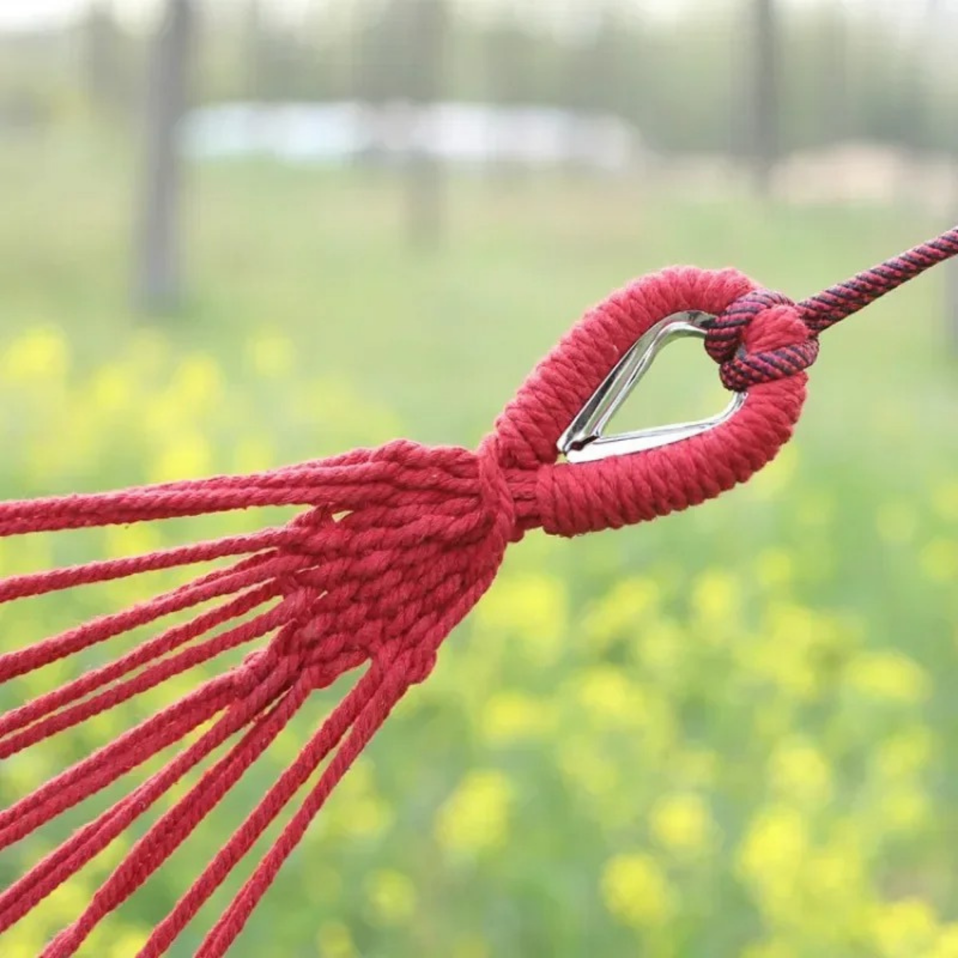 Hamac Simple 200 x 100 - Rouge et Blanc-Hamac Horizon