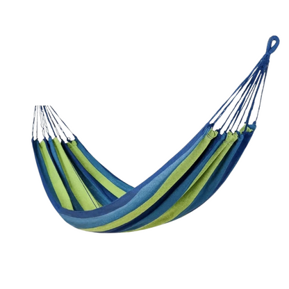 Hamac Simple 190 x 80 - Vert et Bleu-Hamac Horizon