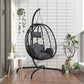 Fauteuil Suspendu en Forme Oeuf avec Coussin-Hamac Horizon