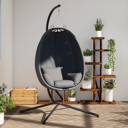 Fauteuil Suspendu en Forme Oeuf Tissu - Taupe ou Anthracite-Hamac Horizon