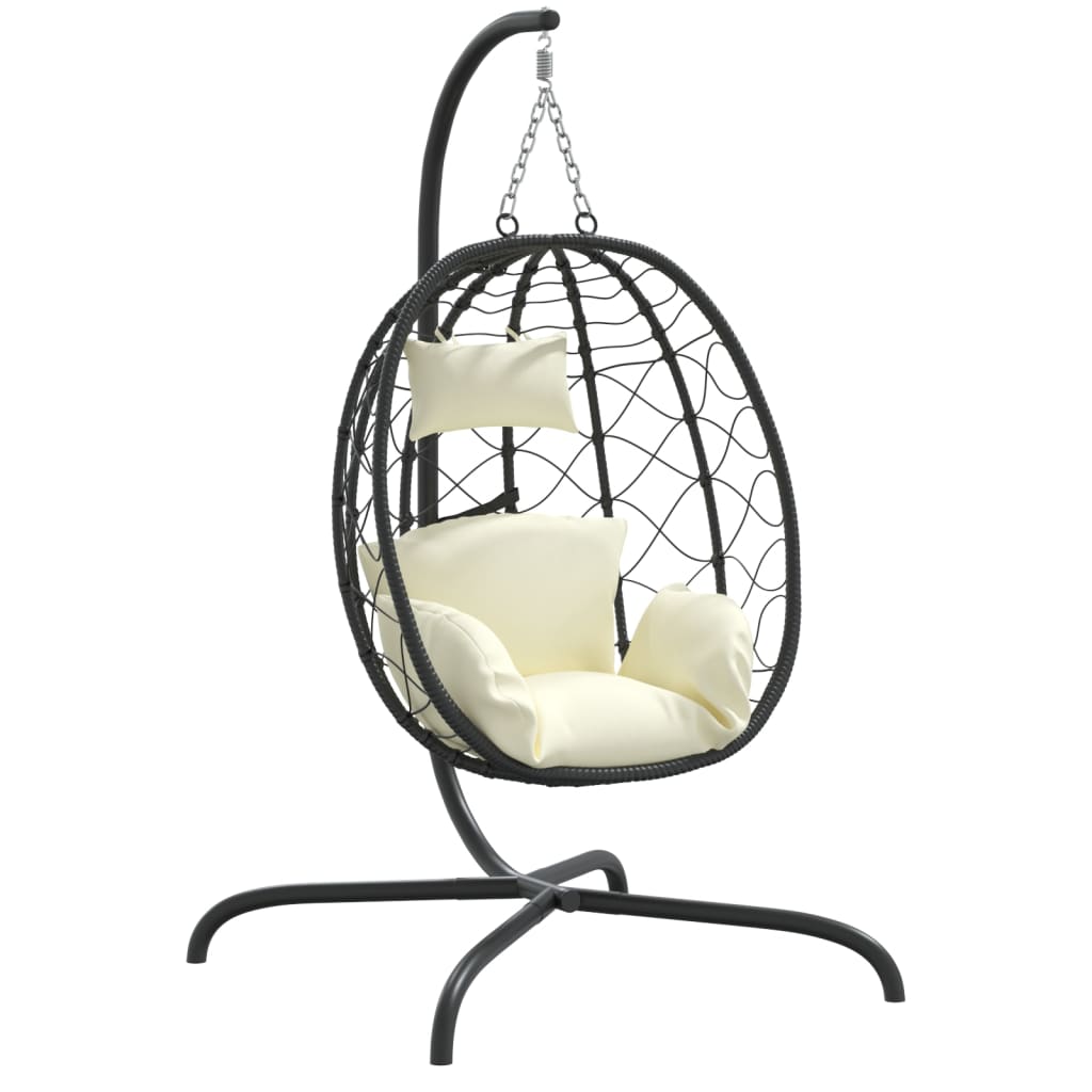 Fauteuil Suspendu en Forme Oeuf avec Coussin-Hamac Horizon