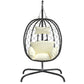 Fauteuil Suspendu en Forme Oeuf avec Coussin-Hamac Horizon