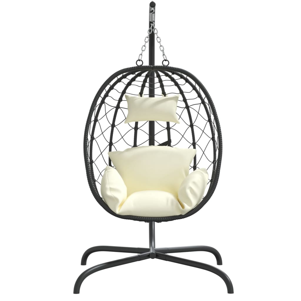 Fauteuil Suspendu en Forme Oeuf avec Coussin-Hamac Horizon