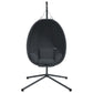 Fauteuil Suspendu en Forme Oeuf Tissu - Anthracite ou Taupe-Hamac Horizon